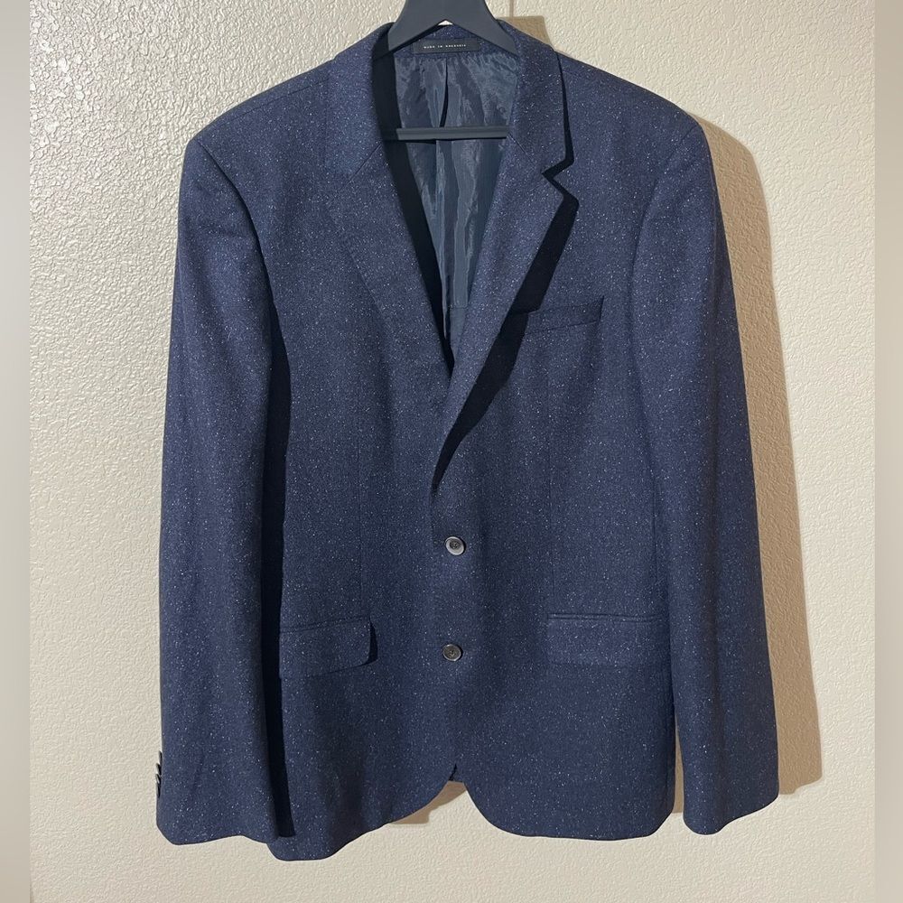 NWOT Hugo Boss Wool Blend Classic Navy Blazer